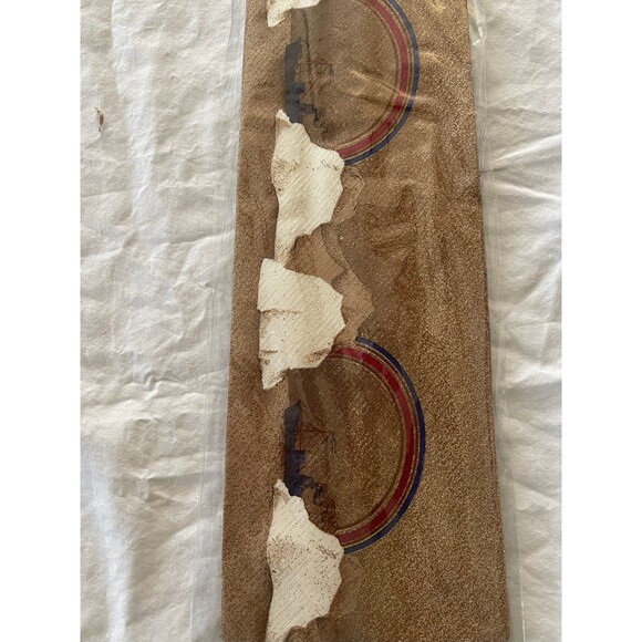 Claude Montana Other - New 1980’s Vintage Dead Stock Claude Montana 100% Silk Tie -Taupe Iceberg Print